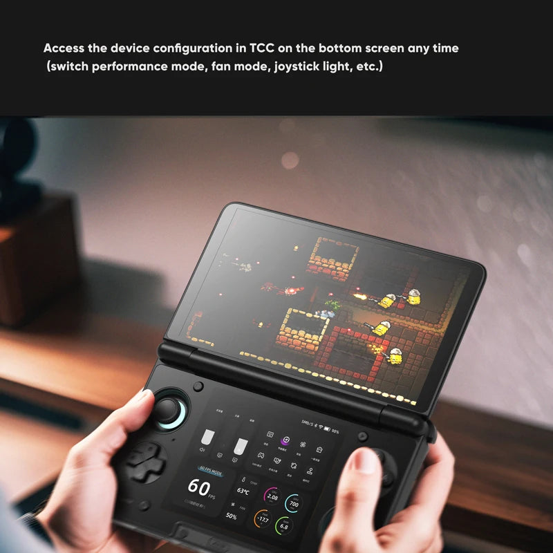 AYN Thor Android Handheld Dual Screen Clamshell 6'' AMOLED Screen 1080p Gaming Entertainment Device
