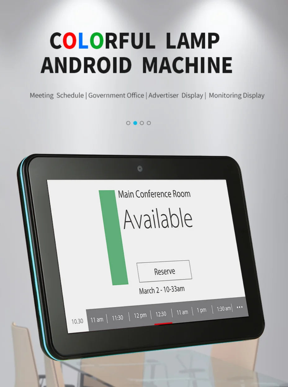 10.1 inch 1200x800 Touch Screen Tablet Android 13 RK3566 4-core 4G 32G NFC RFID Digital Signage RJ45 POE Surveillanc Monitor