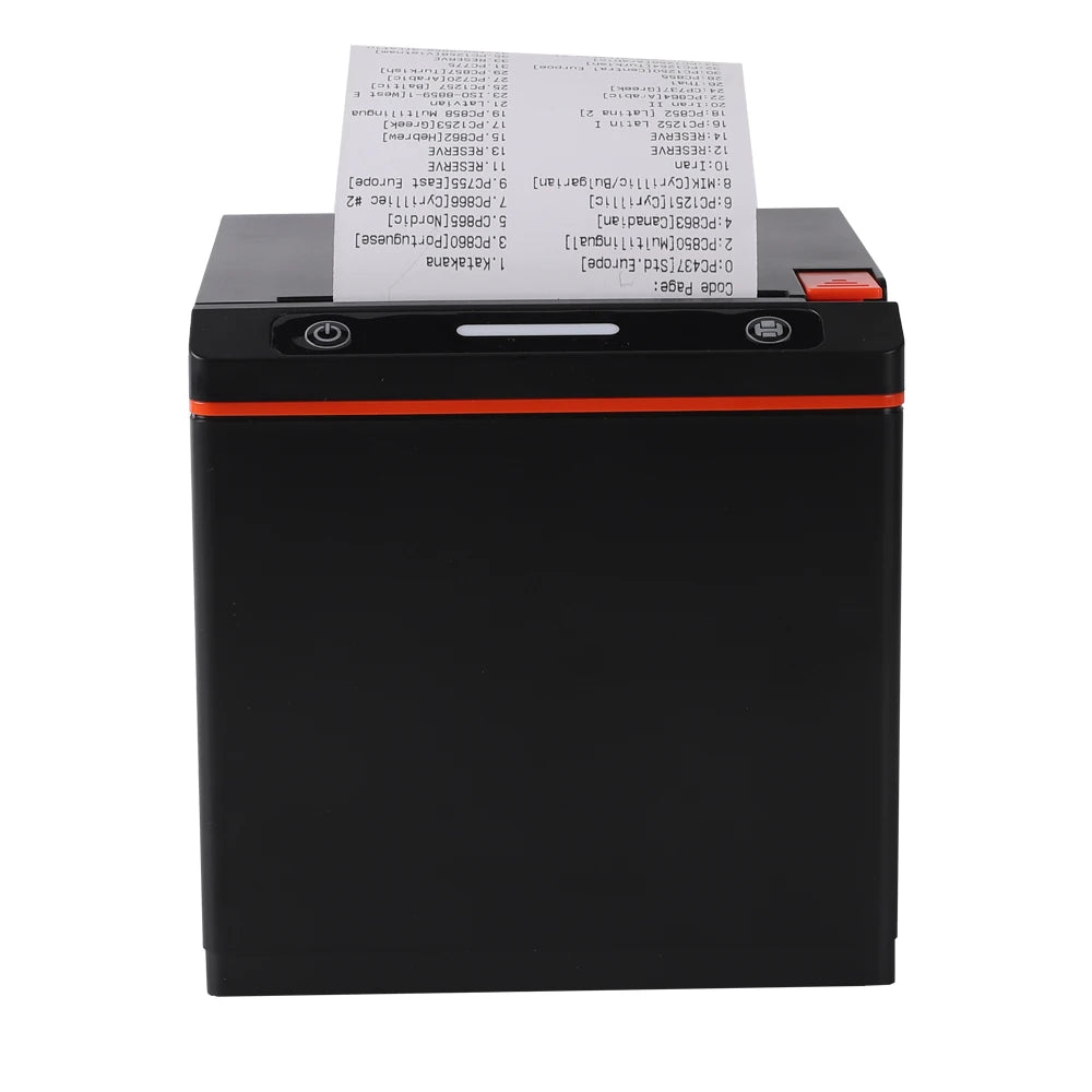 Tablets Printer Options 80mm 72Mm Print Width High Speed 260Mm/S Usb Bluetooth Lan Wi-Fi Barcode Auto Cutter