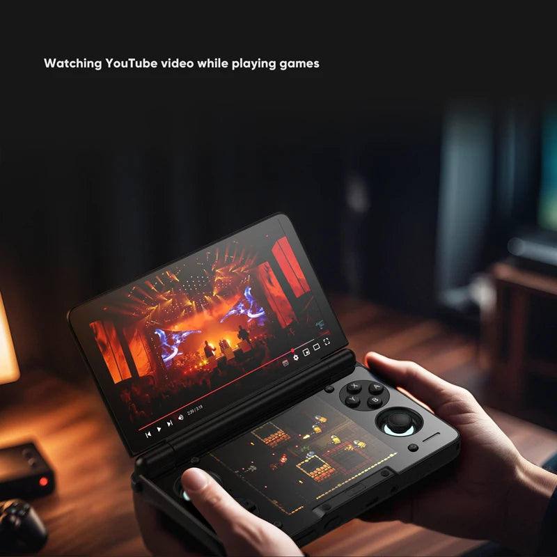 AYN Thor Android Handheld Dual Screen Clamshell 6'' AMOLED Screen 1080p Gaming Entertainment Device