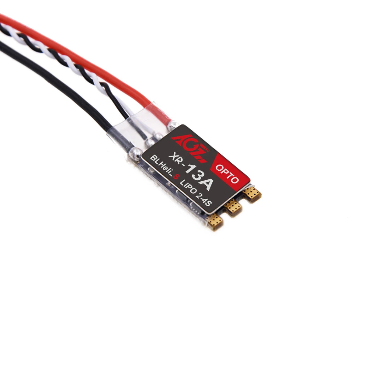 AGFRC XR-13A Brushless 13A ESC DSHOT600 BLHeli_S 2-4S Lipos Electronic Speed Controller for FPV QAV Drone Multirotor Quadcopter