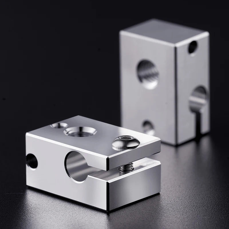 Ultra-precision V6 Heatblock for Sensor Cartridges for E 3D HOTEND titan extruder PT100 sensor HT-NTC100K 3D Printer Parts