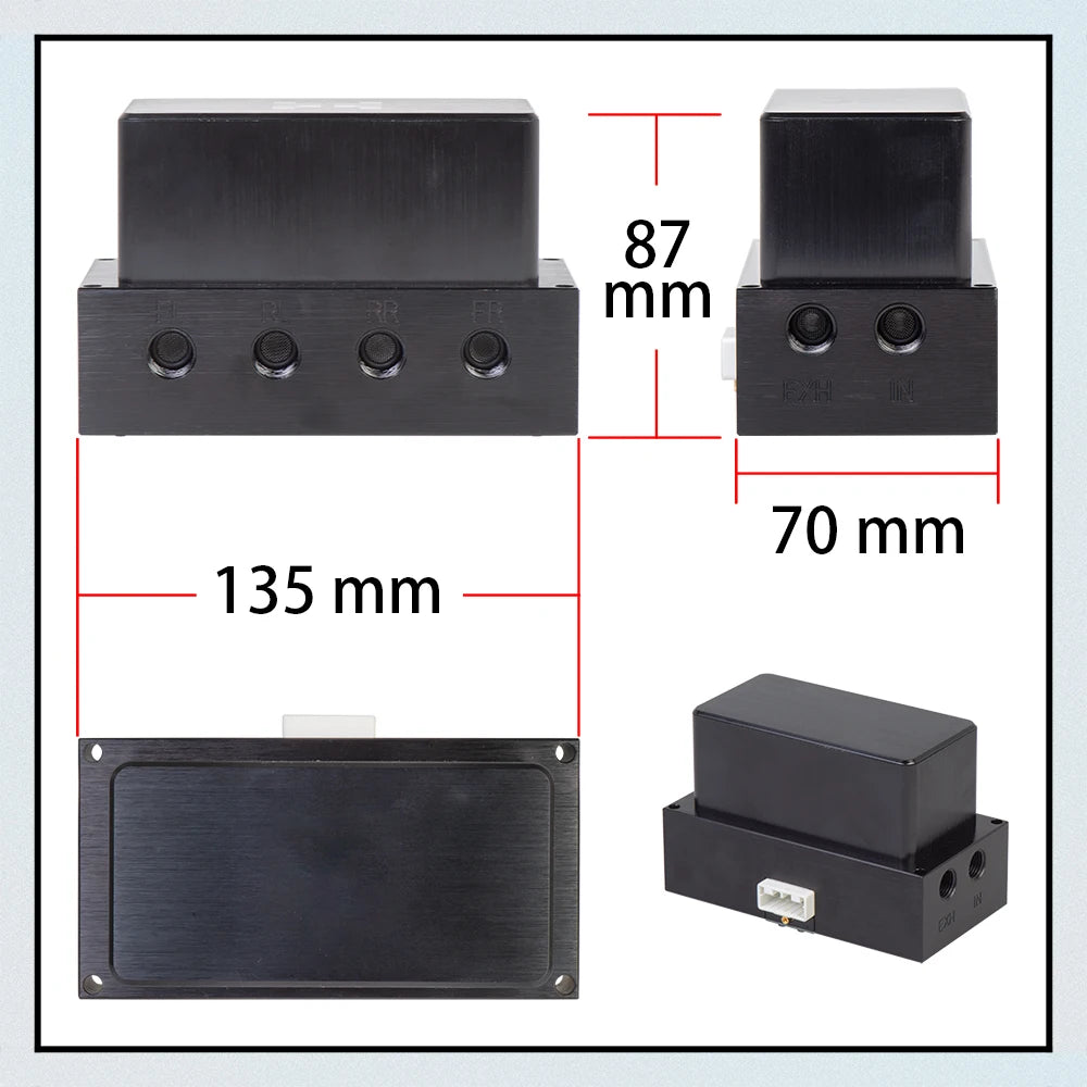 Air Suspension Control System 5-segment memory Top Grade Professional Electronic Pneumatic Controller Support Mobile App Control