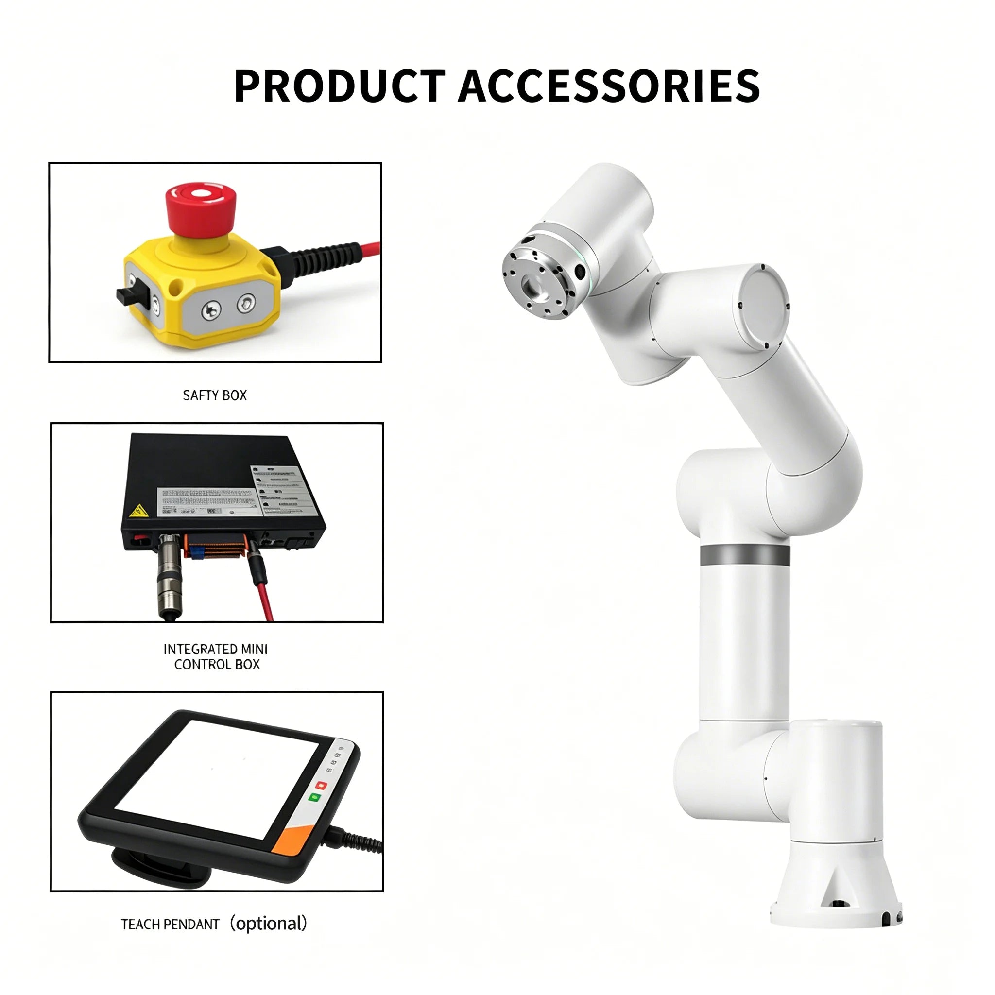 Customized Integration Robotic Welding Palletizing Arm Programmable 6 axis Pick and Place Arm Robot Collaborative Cobots