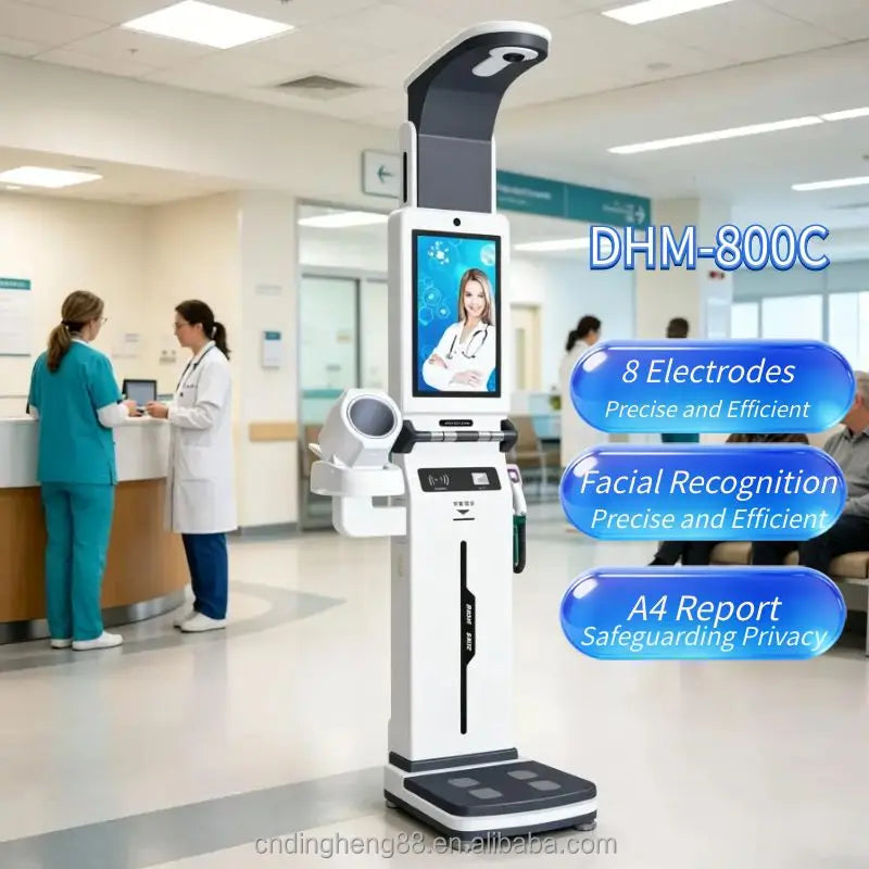 DHM-800C Medical Bioimpedance Bench Scale Checkweigher with 24-inch LCD Display and 0.1kg Accuracy