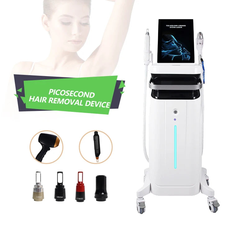 OME D639 Portable Non-Invasive Pico CO2 Oxygen Hair Removal & Skin Rejuvenation Firming Device-Safe Whole Body Use
