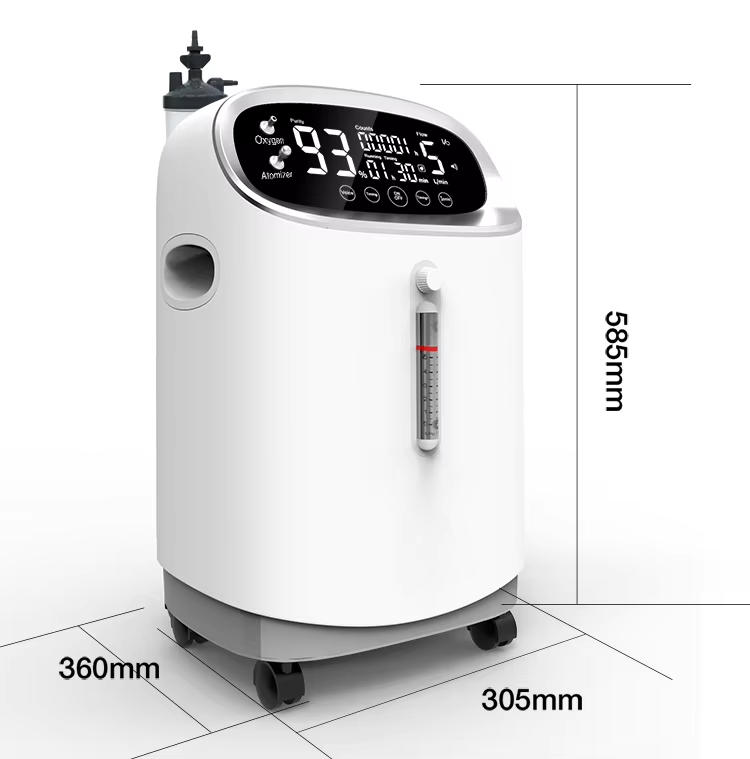 Upgrade 5L Veterinary Instrument Pet Healthcare Medical Oxygen Concentrator Machine