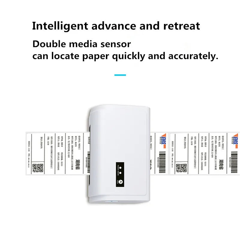 Thermal Barcode Label printers ePacket mini printer USB Bluetooth Printer Print width:40-110mm Electronic Surface Single