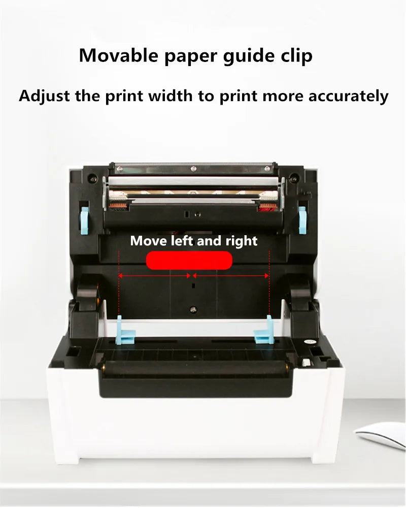 Thermal Barcode Label printers ePacket mini printer USB Bluetooth Printer Print width:40-110mm Electronic Surface Single