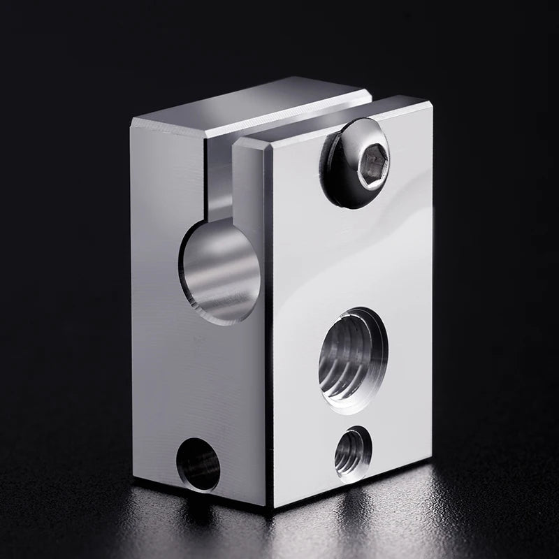 Ultra-precision V6 Heatblock for Sensor Cartridges for E 3D HOTEND titan extruder PT100 sensor HT-NTC100K 3D Printer Parts