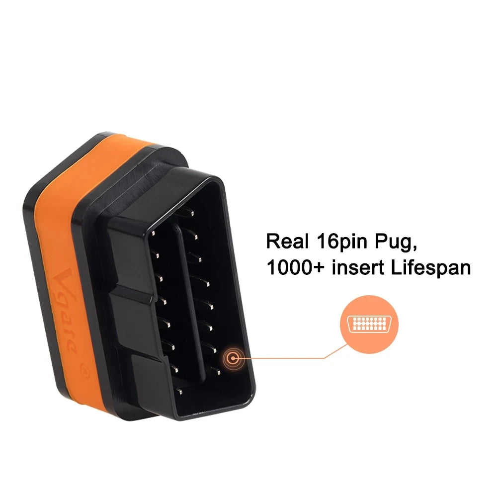 2026 Icar2 Vgate V2.1 OBD2 Scanner Bluetooth Wifi Automotive Diagnostic Scanner Tool OBD II Code Reader for Android/PC/IOS