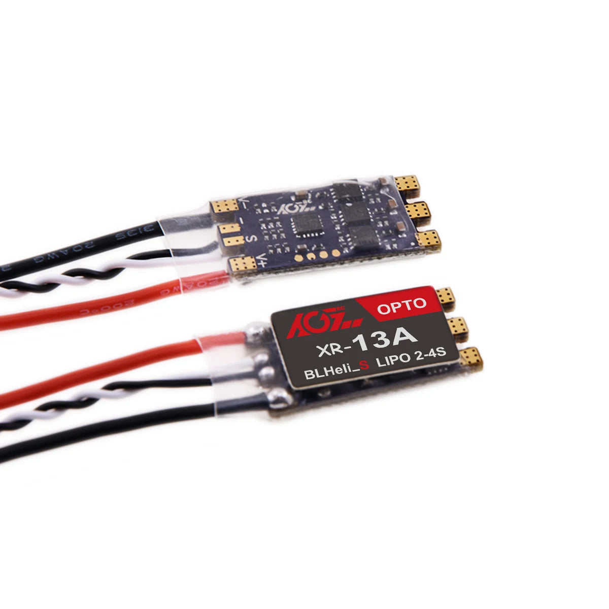 AGFRC XR-13A Brushless 13A ESC DSHOT600 BLHeli_S 2-4S Lipos Electronic Speed Controller for FPV QAV Drone Multirotor Quadcopter