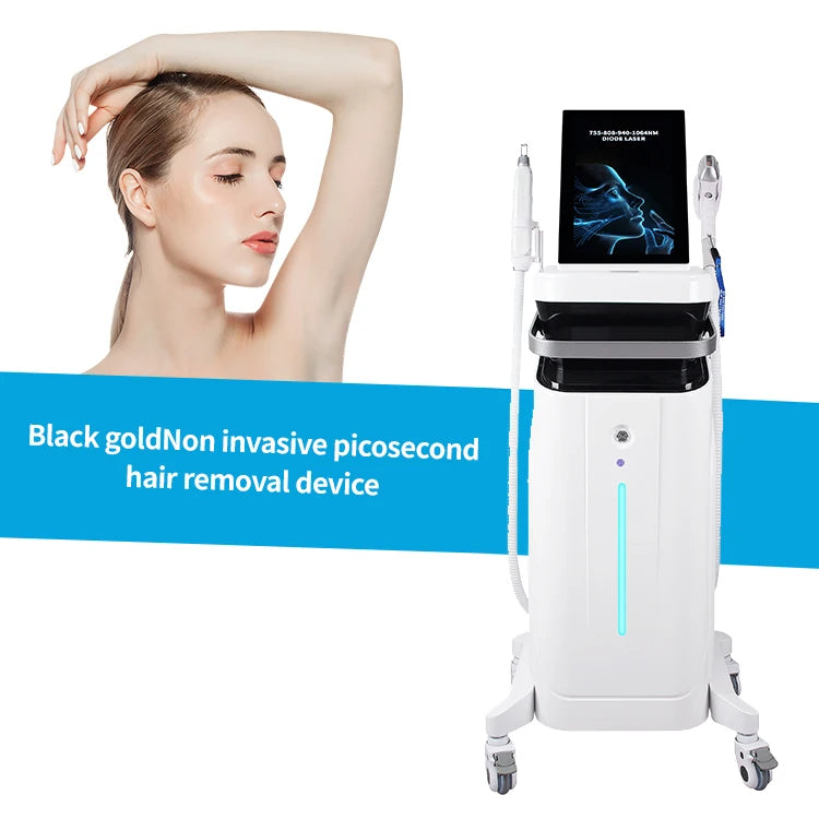 OME D639 Portable Non-Invasive Pico CO2 Oxygen Hair Removal & Skin Rejuvenation Firming Device-Safe Whole Body Use