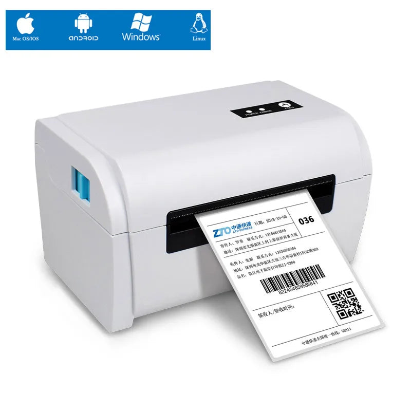 Thermal Barcode Label printers ePacket mini printer USB Bluetooth Printer Print width:40-110mm Electronic Surface Single