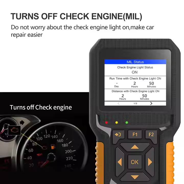 HUMZOR NC601 12V-24V OBD2 ELM327 Scan Tool for Car & Truck Diagnostic Testing with 1 Year Warranty