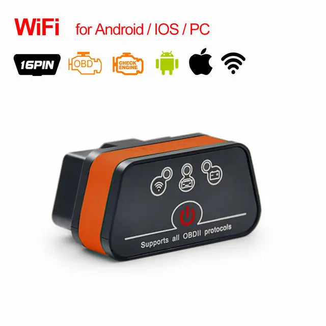 2026 Icar2 Vgate V2.1 OBD2 Scanner Bluetooth Wifi Automotive Diagnostic Scanner Tool OBD II Code Reader for Android/PC/IOS