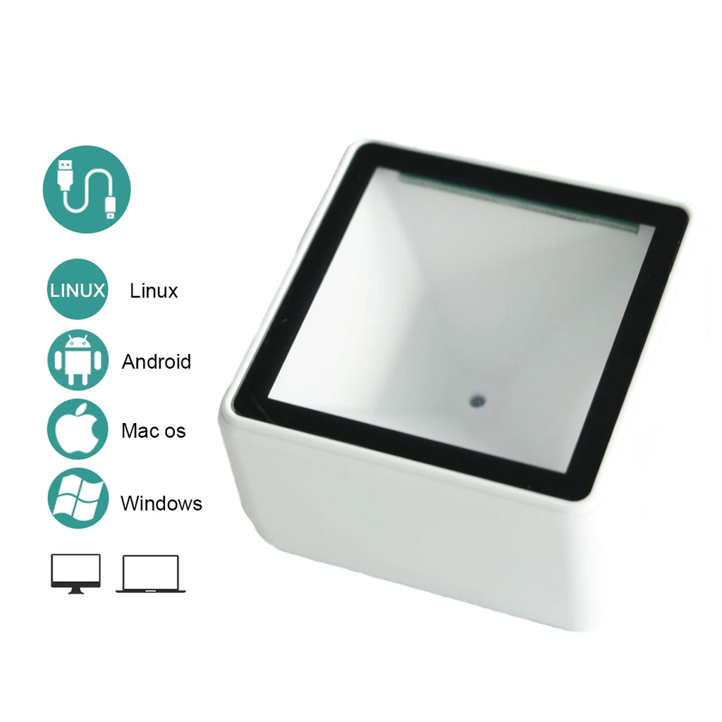 TEKLEAD Embedded 2D Barcode Scanner Module Wired USB Mini Size 1D QR Code Reader Easy to Install