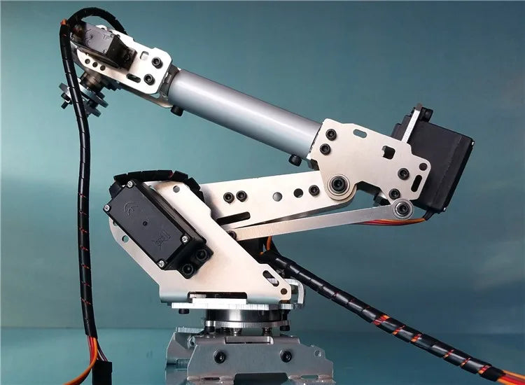 Metal 6 DOF Robot Arm Manipulator Mechanical Claw Gripper for 6pcs MG996R Arduino Robot Project Unassembled