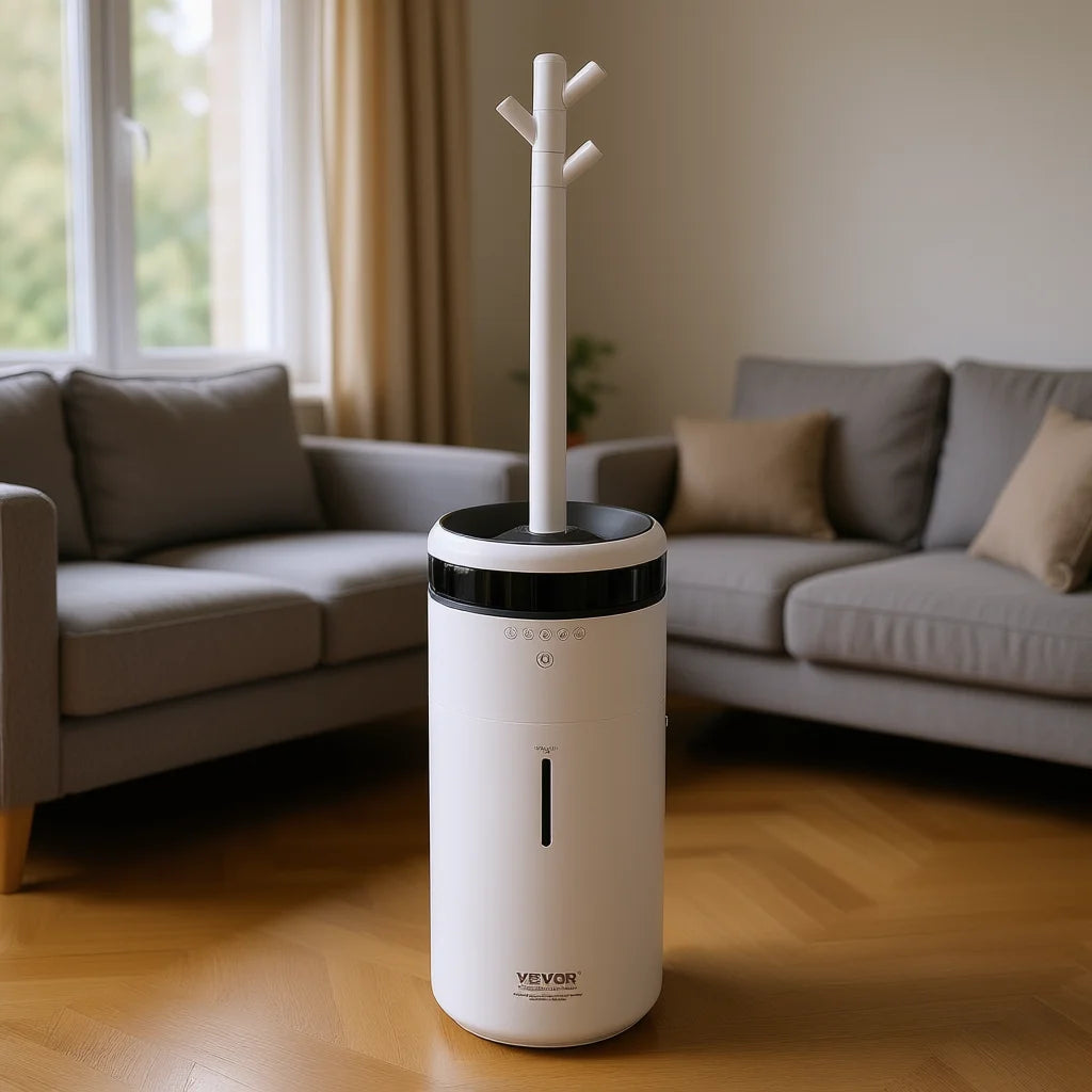 Ultrasonic Humidifier 16L Water Tank 12H Timer Auto Shut Off Night Light 360 Degree Nozzle For Large Room Home Use