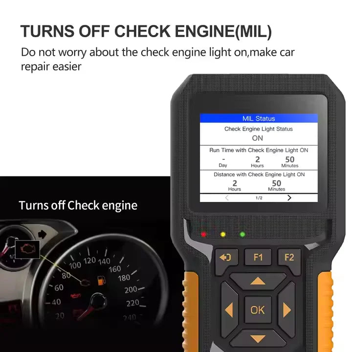 HUMZOR NC601 12V-24V OBD2 ELM327 Scan Tool for Car & Truck Diagnostic Testing with 1 Year Warranty