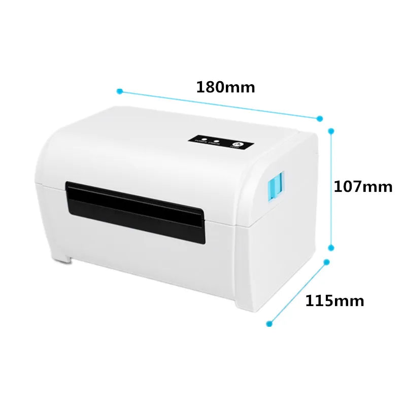 Thermal Barcode Label printers ePacket mini printer USB Bluetooth Printer Print width:40-110mm Electronic Surface Single