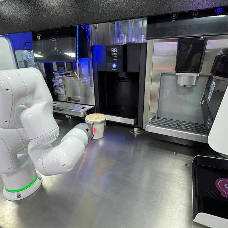 Customizable Appearance Auto Intelligent Coffee Robot Bar & Vending Machine Robotic Arm Commercial AI Smart Robot Barista Maker