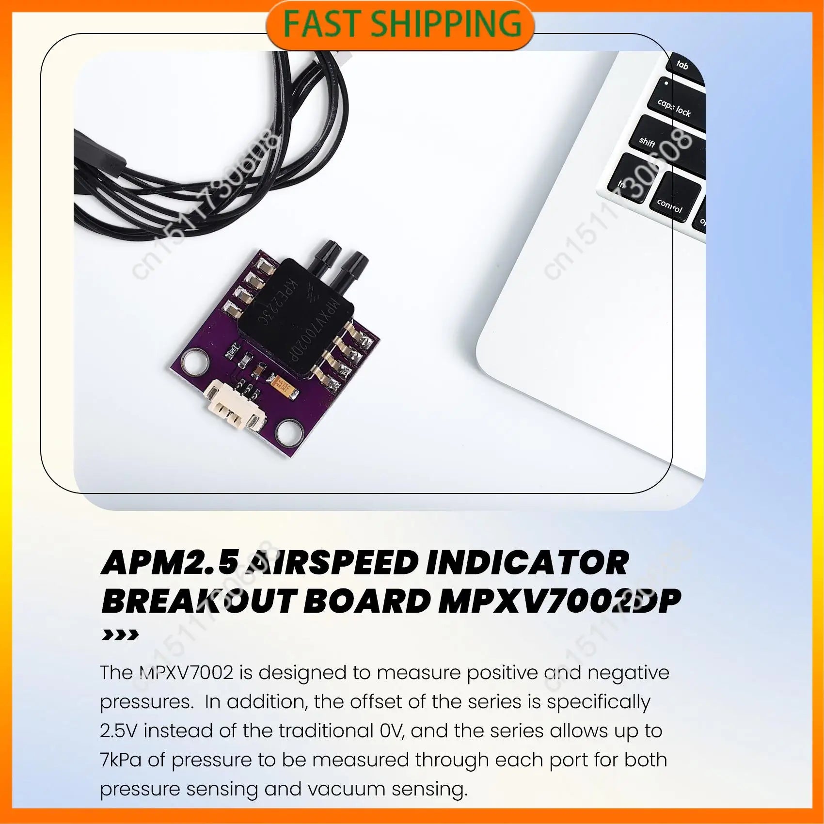 Buy Now MPXV7002DP MPXV7002 Piezoresistive Transducer Differential Pressure Sensor For Arduino Microcontroller 2.5V 2 -2 Kpa