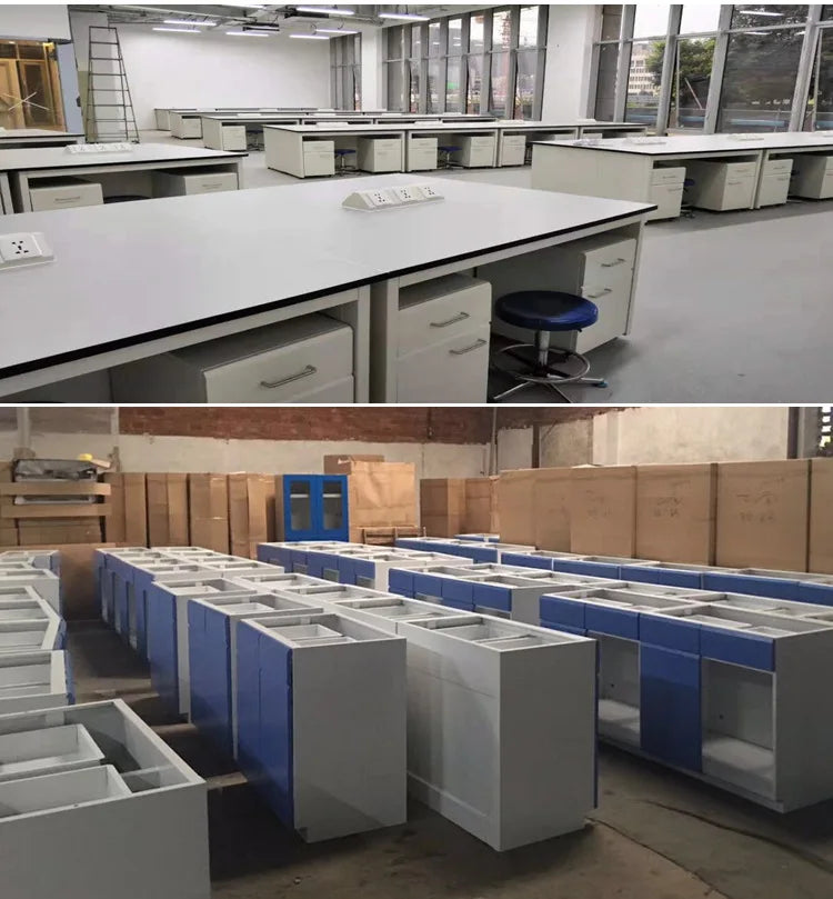 Anti-static all-steel test bench Laboratory test table Operating bench Physical and chemical board countertop Central platform S