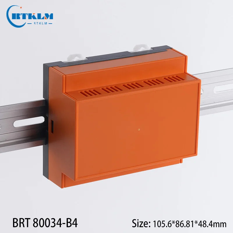 New Arrival ABS Smart Home Plastic Controller Enclosure PLC Electronics Plastic Sensor Enclosure Din rail box 105.6*86.81*48.4mm