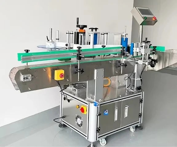 Automatic Tube Labeling Machine Tube Labeler Tube Label Applicator with Feeder and Printer