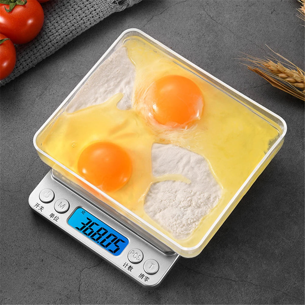 Precision Digital Pocket Scale Kitchen Weighing Scale Electronic Jewelry Scale Mini Balance Gram Scale 0.1g Accuracy for Gold