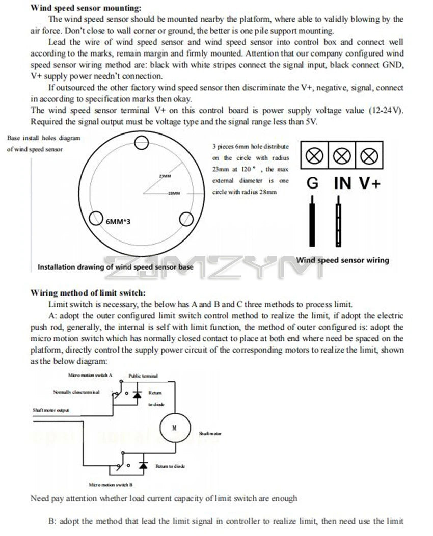 New High Current Single Axis Solar Automatic Tracking Controller Solar Tracker System Solar Slant Solar Panel Tracker Controller