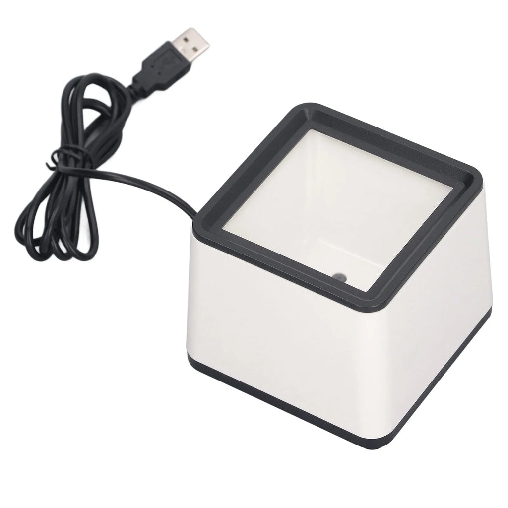 Desktop Barcode Scanner Hands  Barcode Scanner Voice Announcement Quick Response 2D Desktop Barcode Reader for Business