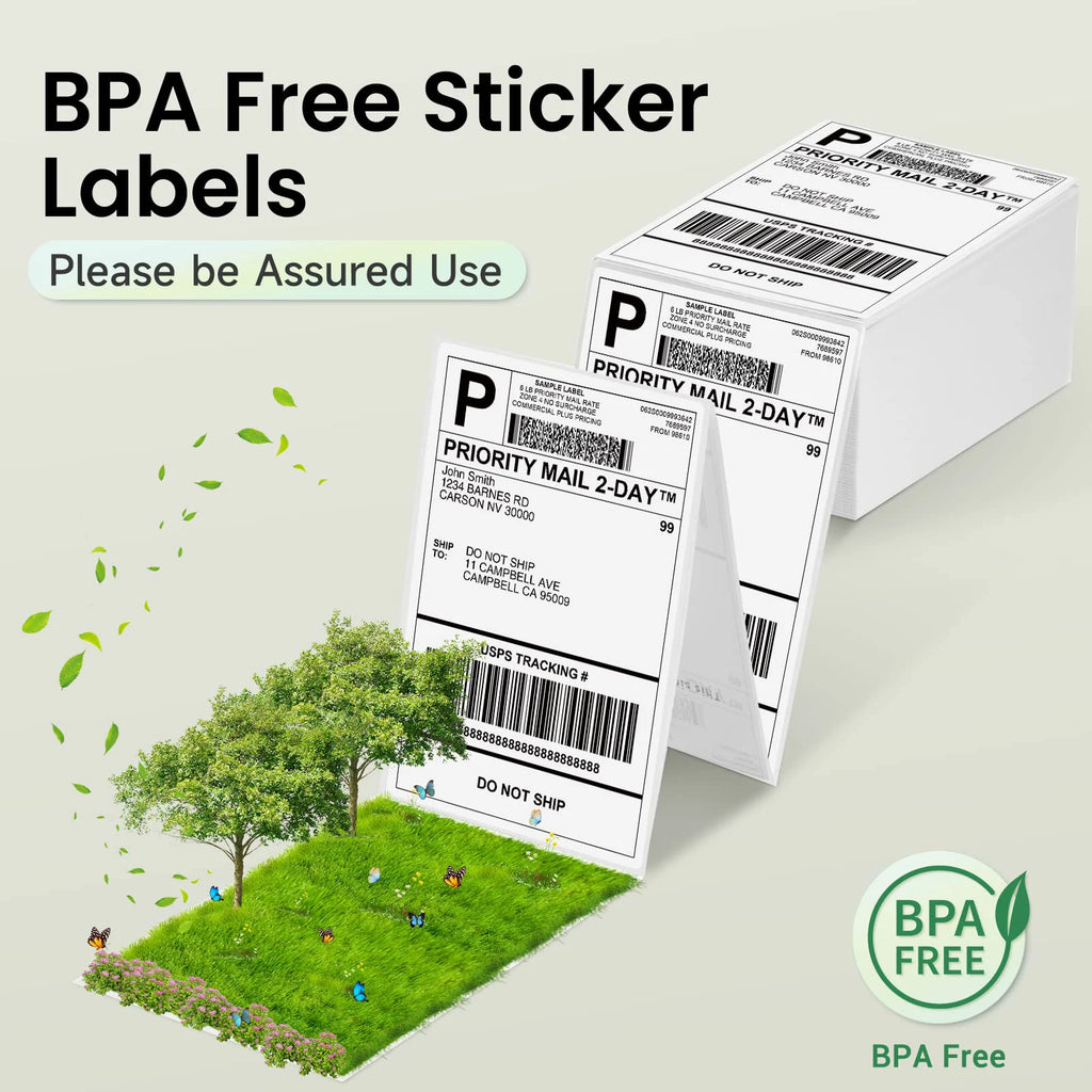 4"x6" inch Thermal Label Paper 100x150mm 100/500PCS For Thermal Shipping Labels DHL UPS Express Barcode For 9220/9210/246S/D200