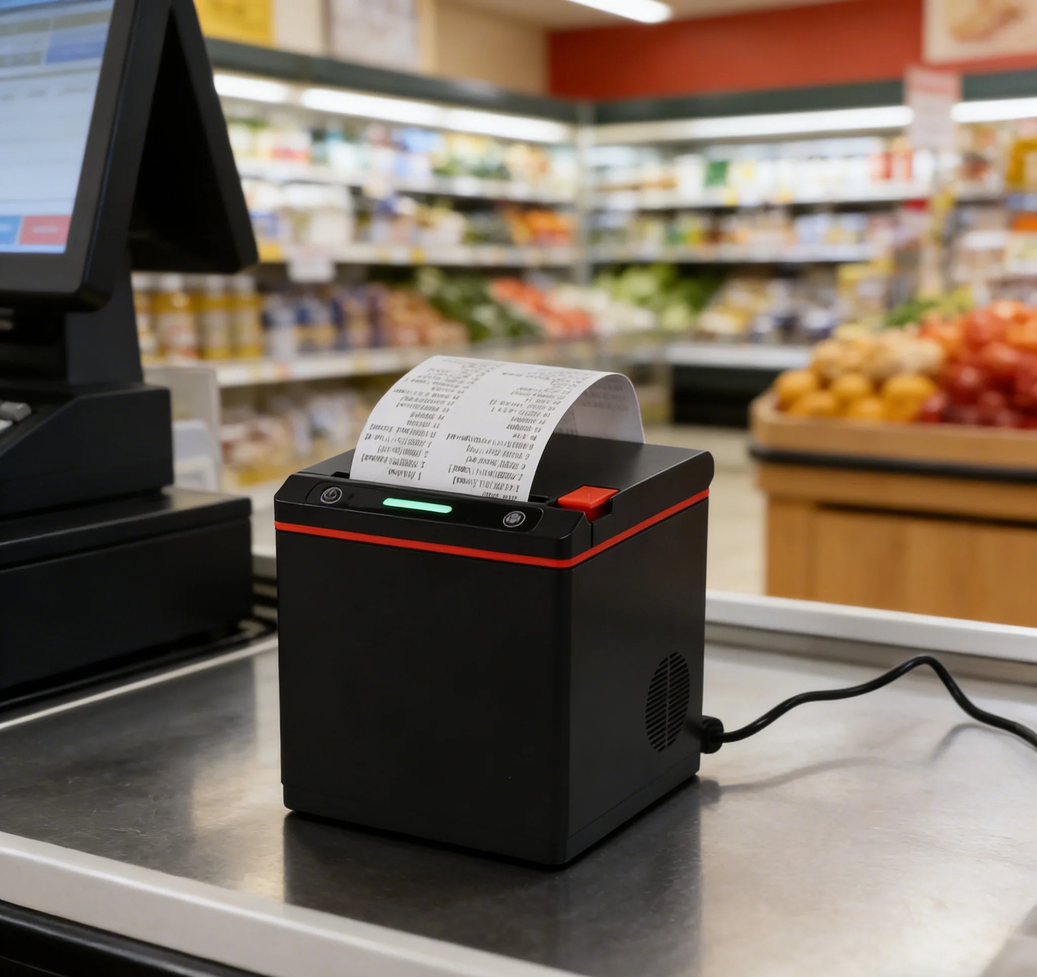 Tablets Printer Options 80mm 72Mm Print Width High Speed 260Mm/S Usb Bluetooth Lan Wi-Fi Barcode Auto Cutter