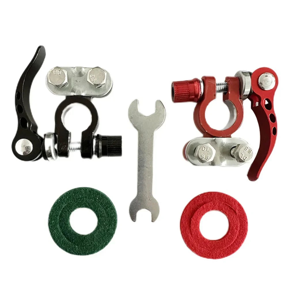 Car Battery Terminal Connectors Quick Releas Top Post Connector Pole Heavy-duty Clamp Clip Terminal Pile Head for Caravan Boat