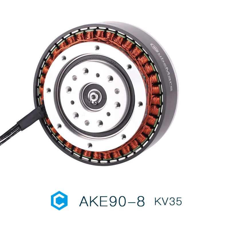 CubeMars AKE90-8 KV35 48V 170Nm Peak Torque QDD Robotic Actuator: 9 Arcmin Low Backlash for Exoskeleton Humanoid Cobot Joint Mot