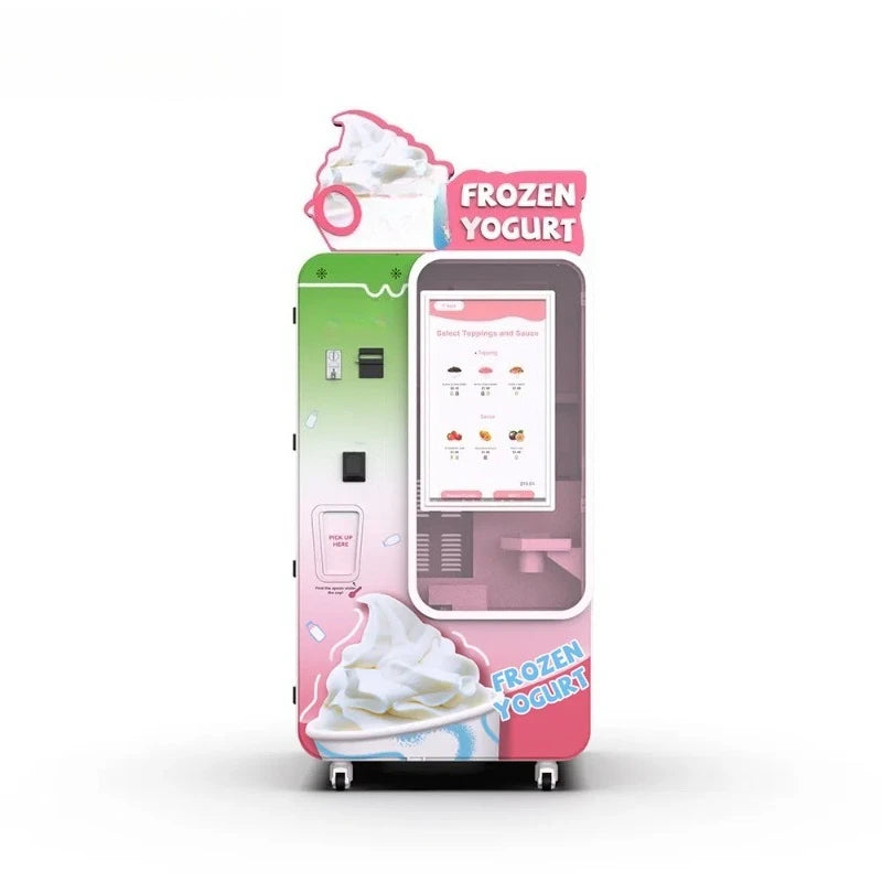Customized Soft Ice Cream Machine for Retail Vending Projects Energy Efficient High Output Cost Effective Ideal for Business