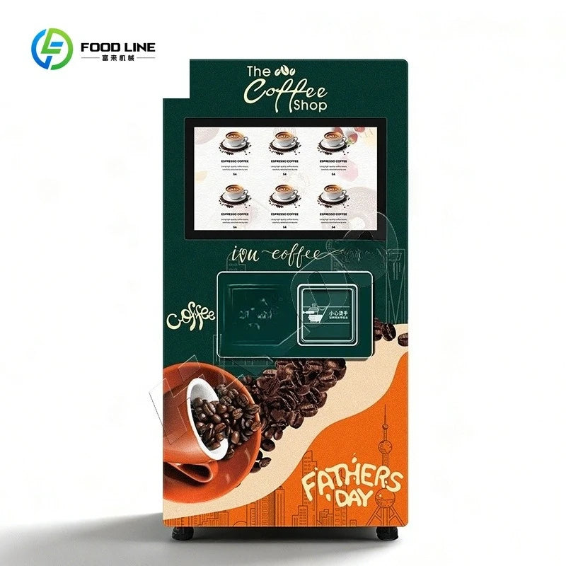 Fully Automatic Commercial Unmanned Self-Service Capsule Coffee Machine Hot Drink with SDK Function