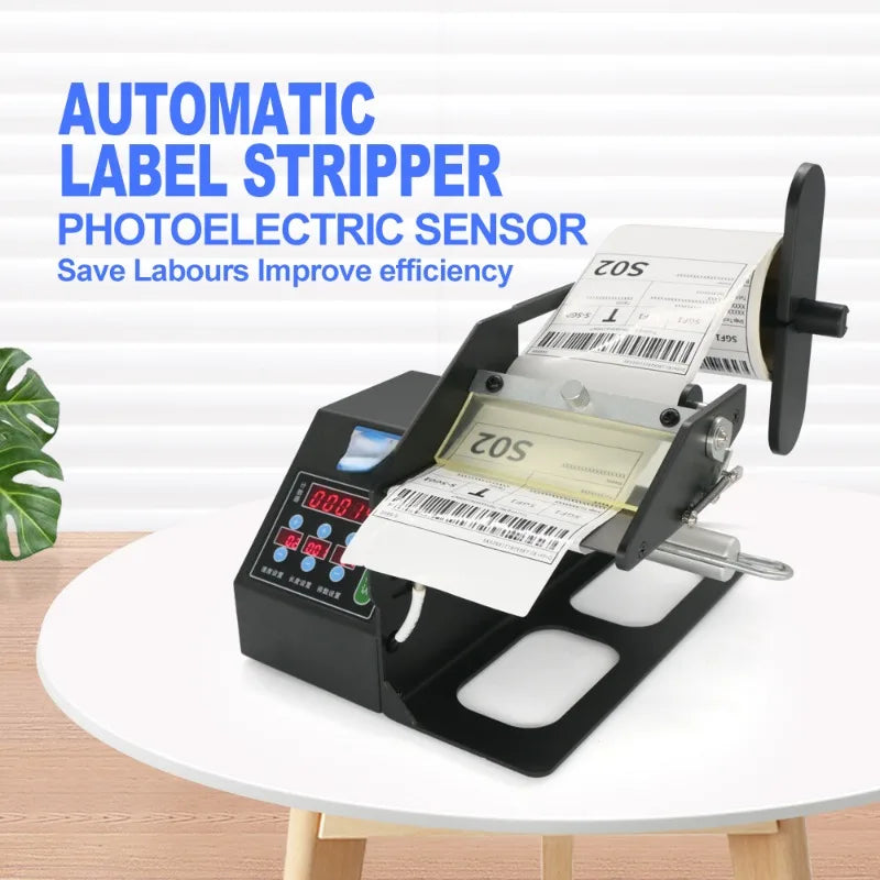 Automatic sticker  dispenser  Machine Barcode Paper Label Paper Dispenser Label Stripper Machine