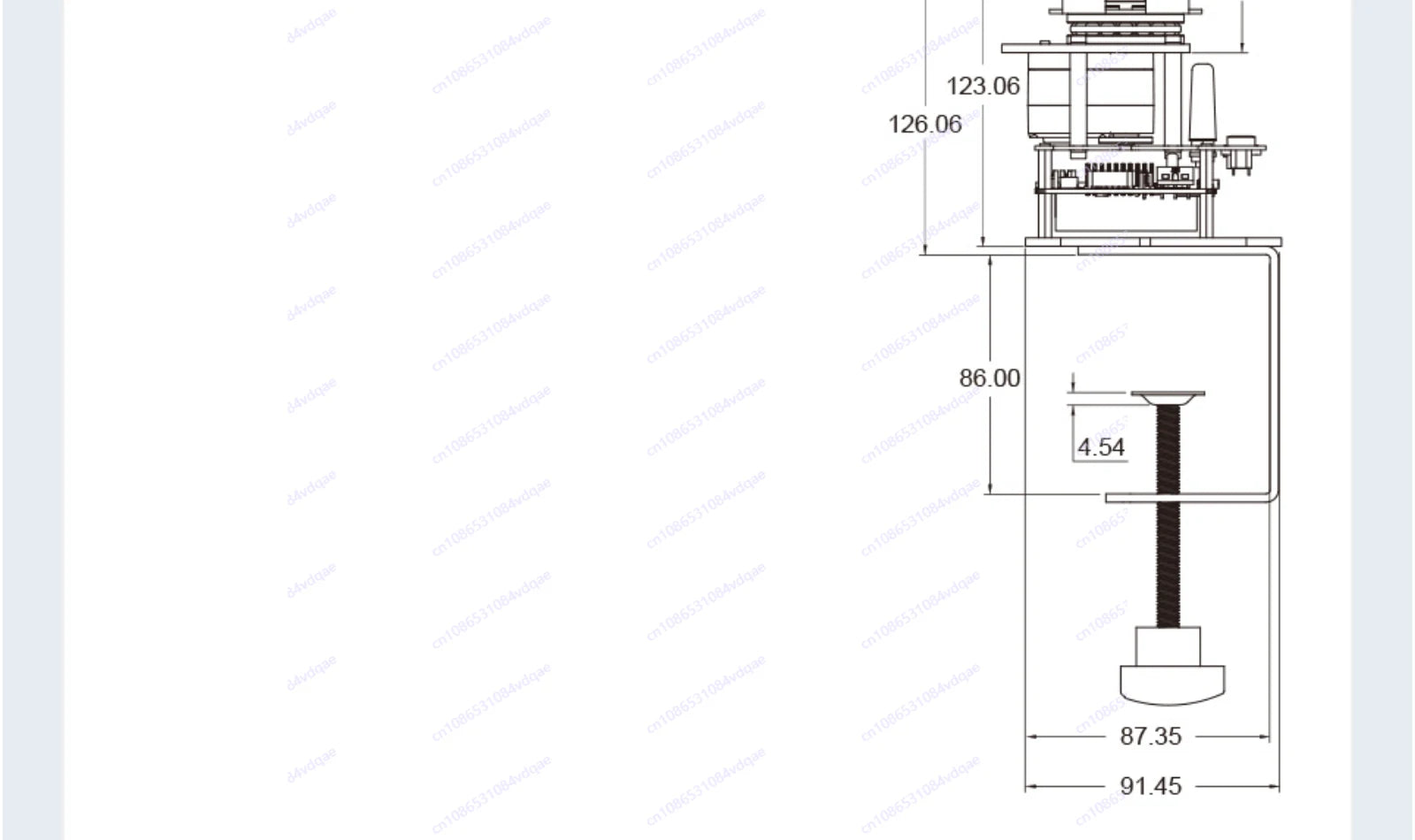 5 + 1 degree of freedom high torque bus rudder robotic arm ESP-NOW wireless control ROS2 programming education