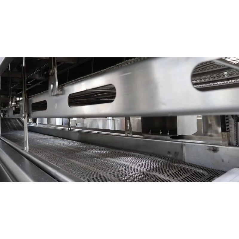 Commercial Continuous Frying Machine for Fried Chicken and French Fries Efficient Automatic with Motor and Pump Core Components