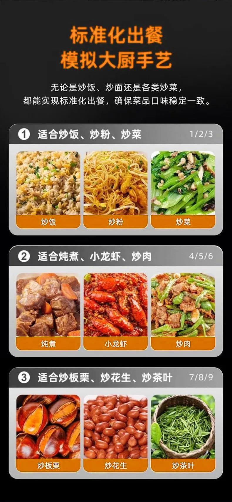 Commercial Cooking Machine Single-head Cabinet Fast Food Fried Rice Noodles Intelligent Stir-frying Electromagnetic Drum Cooking