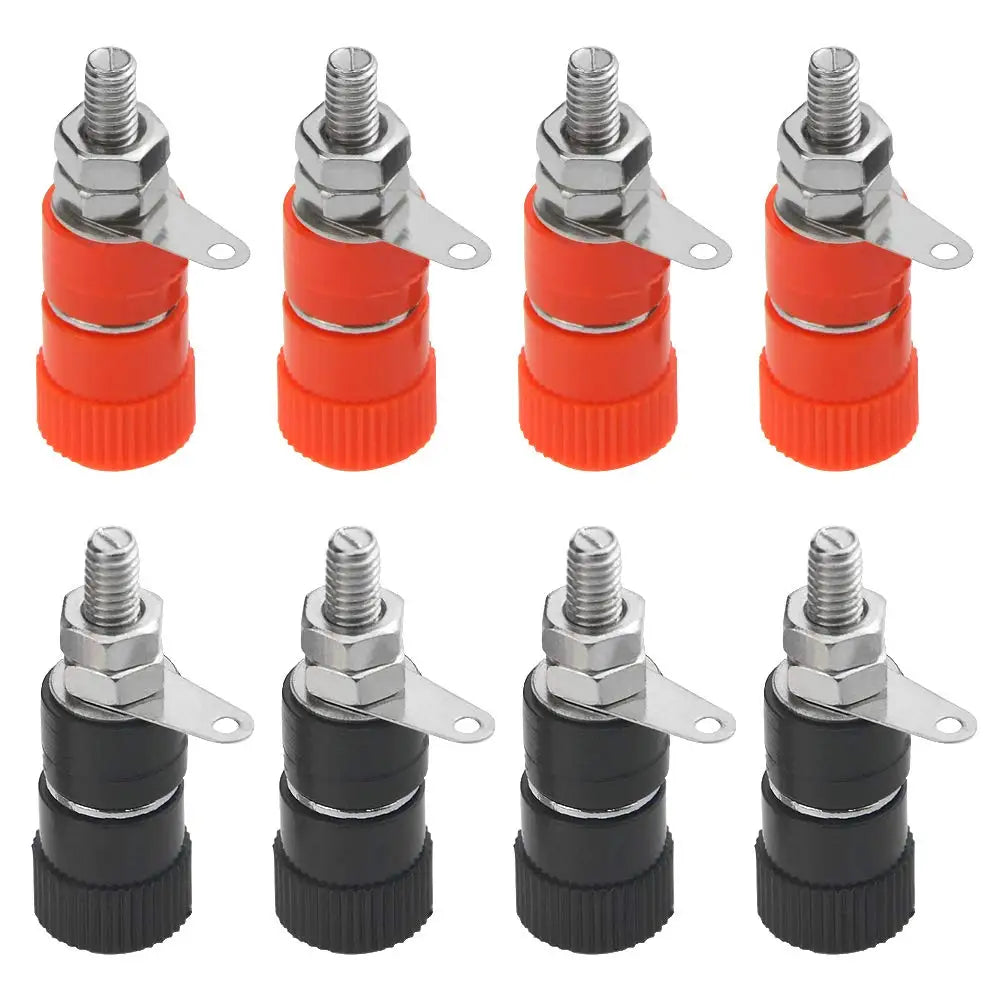 10/30 PCS Binding Posts Terminals 4mm Banana Plug Socket 4mm Terminal Connector for Amplifier Arduino