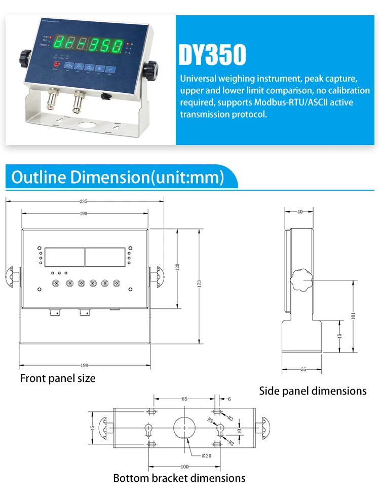 DY350 Controller: All-in-One Solution for Industrial Batching and Quantitative Packaging with Precision Weighing