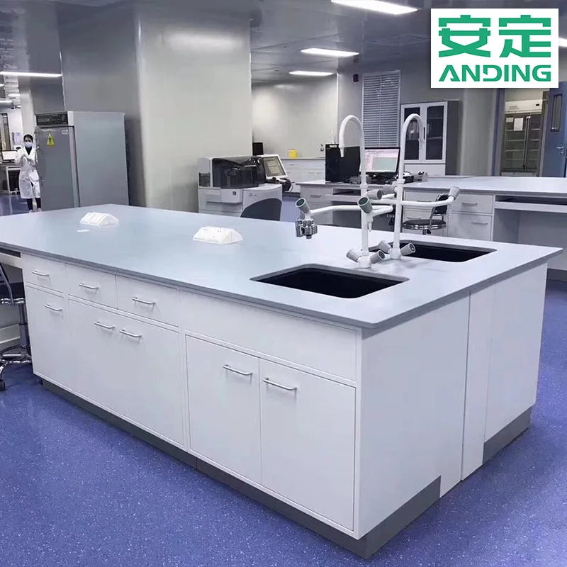 All-steel central test bench All-steel test bench, laboratory side bench Test bench Customized workbench Laboratory design