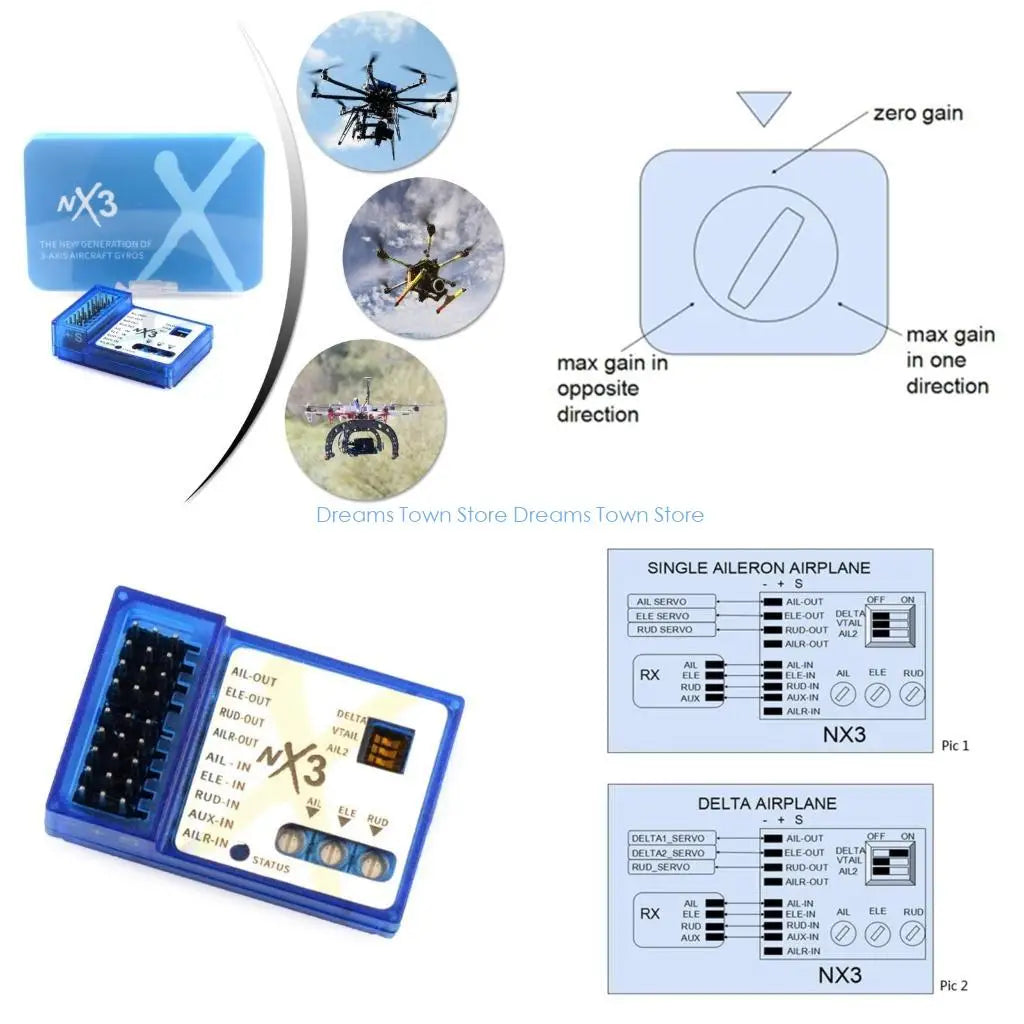 HX6A Precise NX3 Flight Controller High Compatibility Offering Automatic Balancing And Quick Functionality,New Year Gift