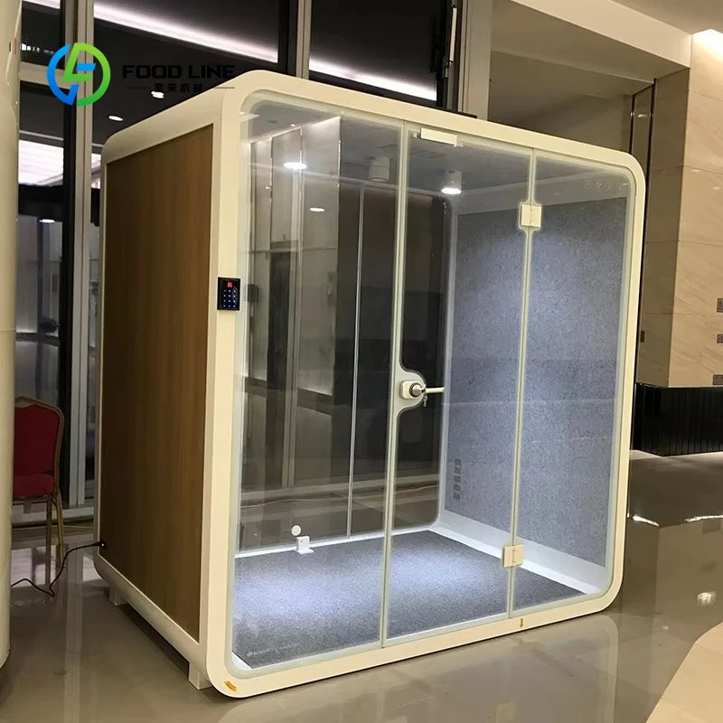 Customized Portable Office Pods Indoor Sound Proof Soundproof Booth Furniture Noise Insulation Phone Booth For Open Office Space
