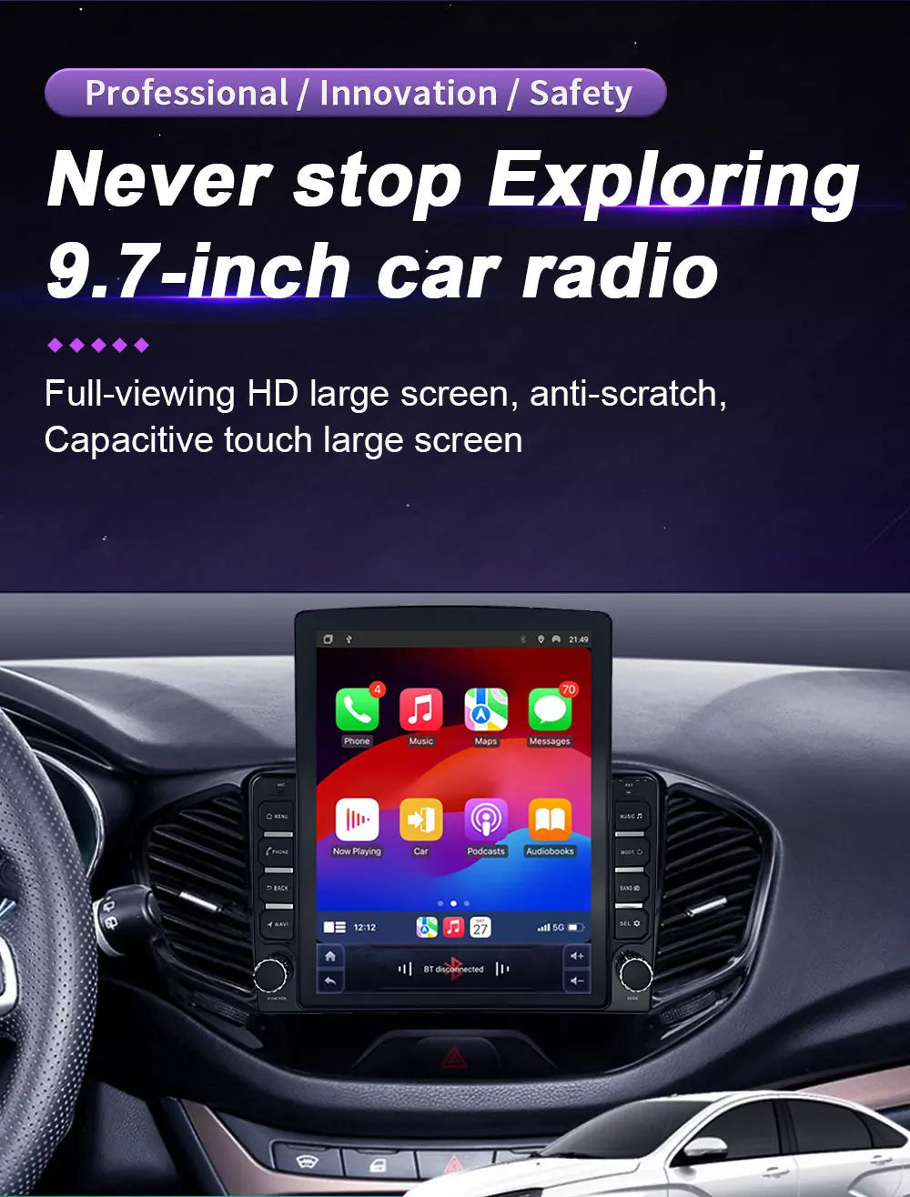9.7 inch Android 16 Car For Ford Ranger 2012 2013 2014 2015 GPS Navigation High-performance CPU DVD Player Car Stereo Head Unit
