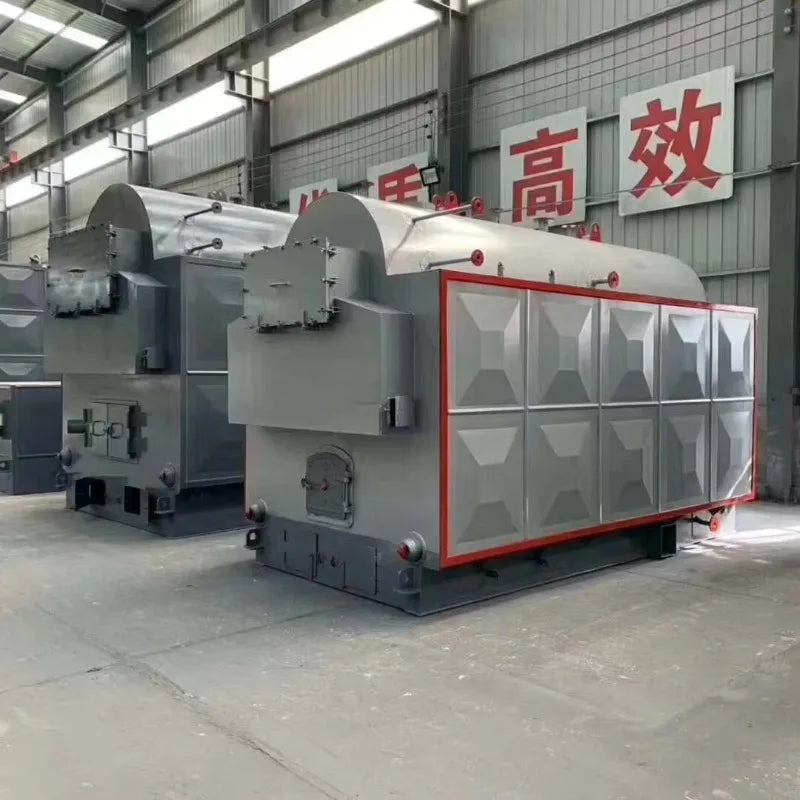 Coal and Biomass Fired Steam Boiler 2T 3T 4T 5T Capacity Steam Engine System for Rice Mill Automatic Feeding Low Emission